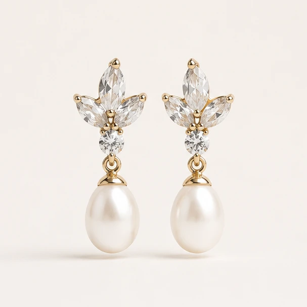 Classic Pearl Drop Earrings
